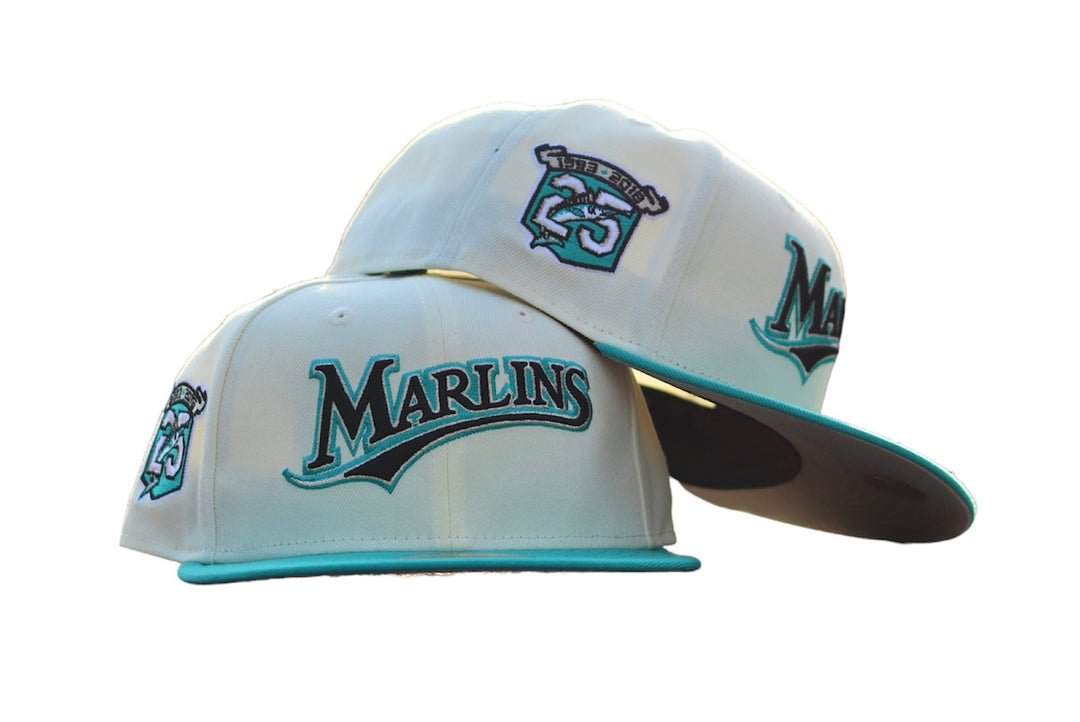 Miami Marlins 2T Cromo/Verde Azulado 25 Aniversario
