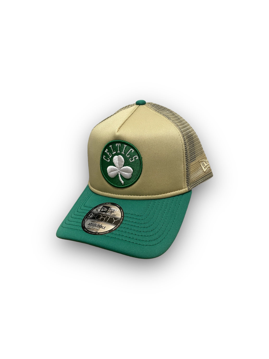 Boston Celtics TRUCKER SNAP Tan/Grn