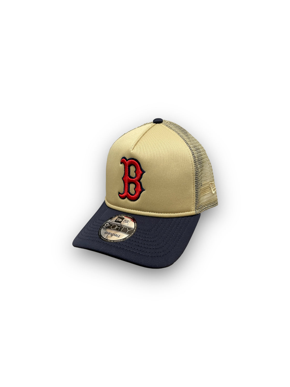 Boston Red Sox TRUCKER SNAP Tan/Nvy
