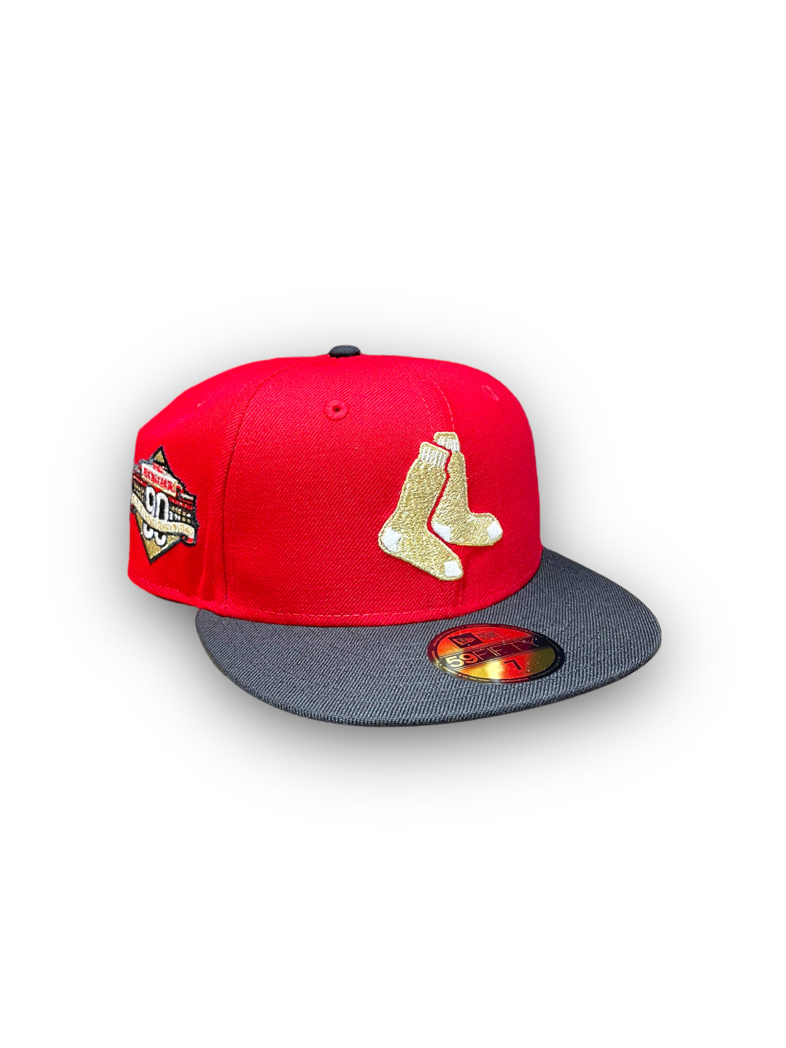 Boston Red Sox 90TH Anniv Red/Blk/Gld