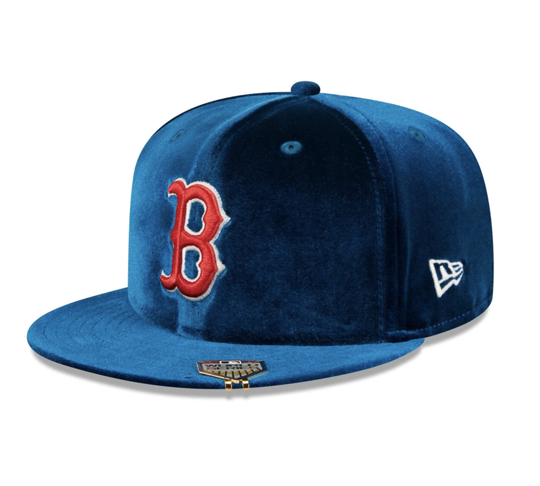 Clip para visera de terciopelo de los Boston Red Sox