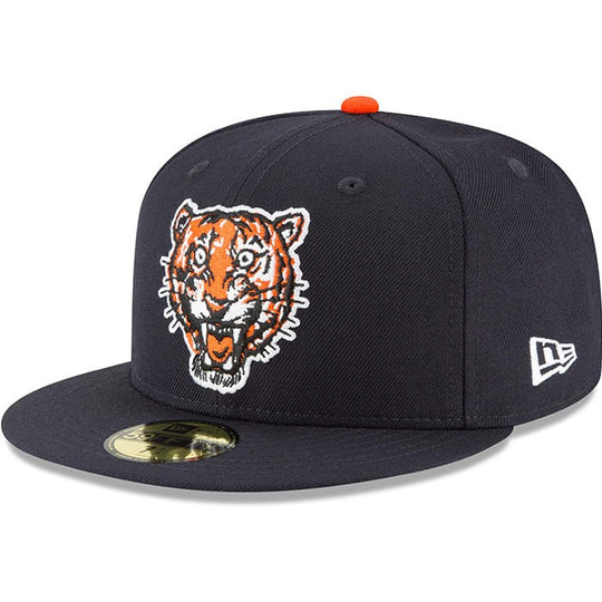 Detroit Tigers Mens Blue 1957 Cooperstown Wool 59FIFTY Fitted Hat